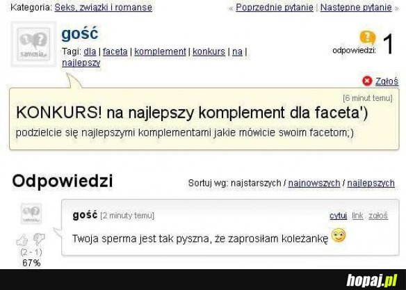 Najlepszy komplement