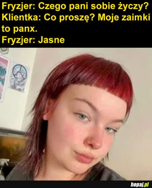 Już wiem jaka to fryzura