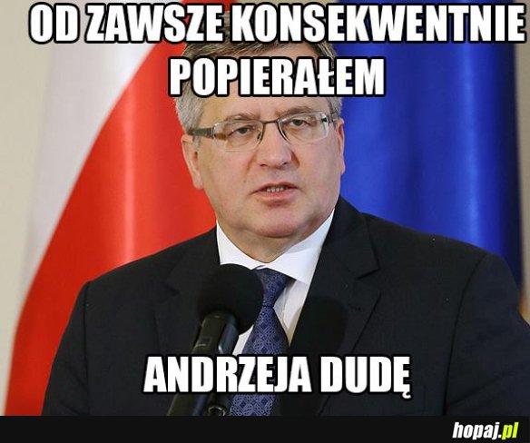 Bronek od zawsze...