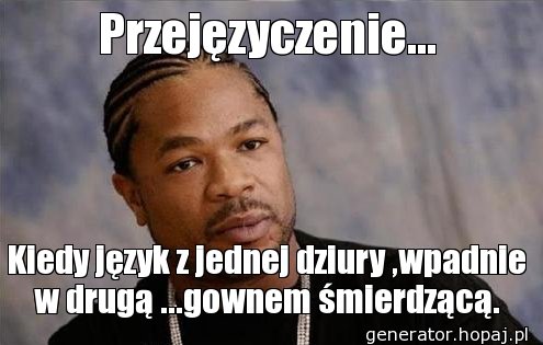 Przejęzyczenie...