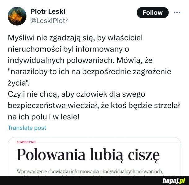 Myśliwi ponad prawem