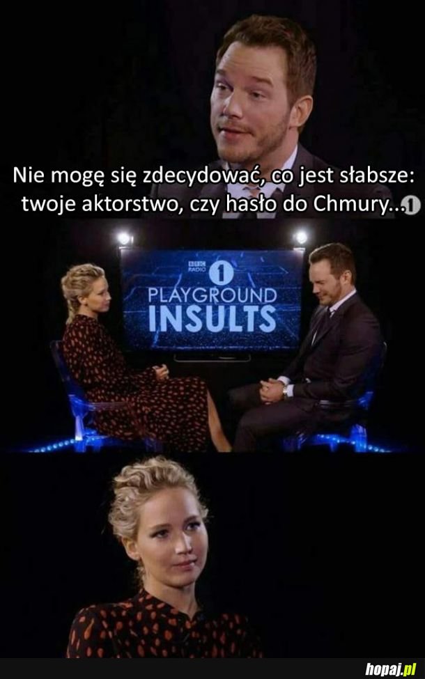 Chris Pratt zaorał Jennifer Lawrence