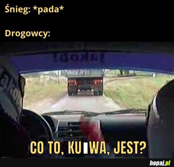 Drogowcy kontra śnieg