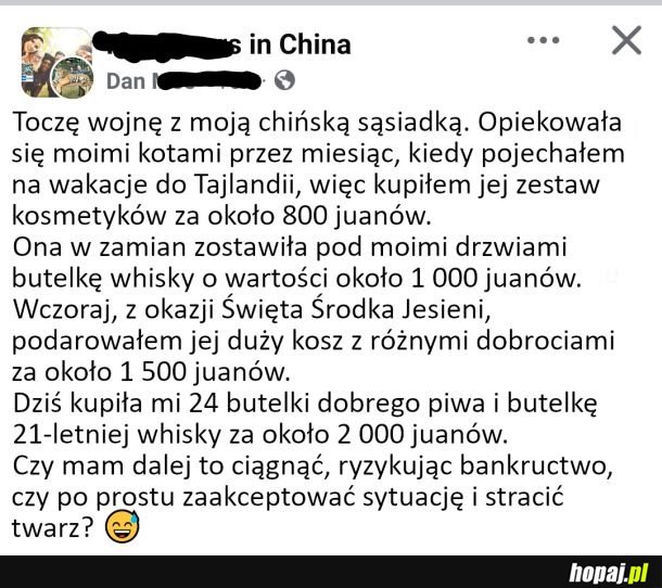 Wojna z chińską sąsiadką