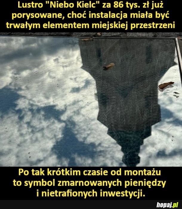 Trzeba było za 150 tys. zrobić, to by się nie porysowało