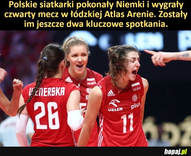 Polskie siatkarki wygrały z Niemkami