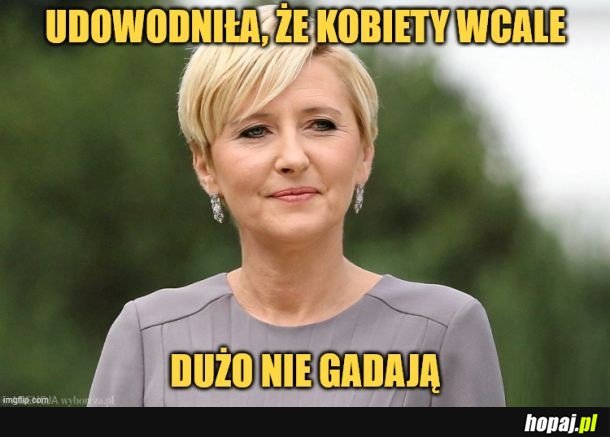 Udowodniła.