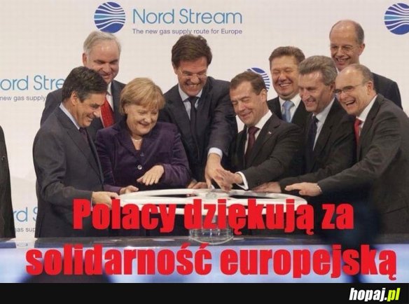 Dzięki za Nord Stream 2