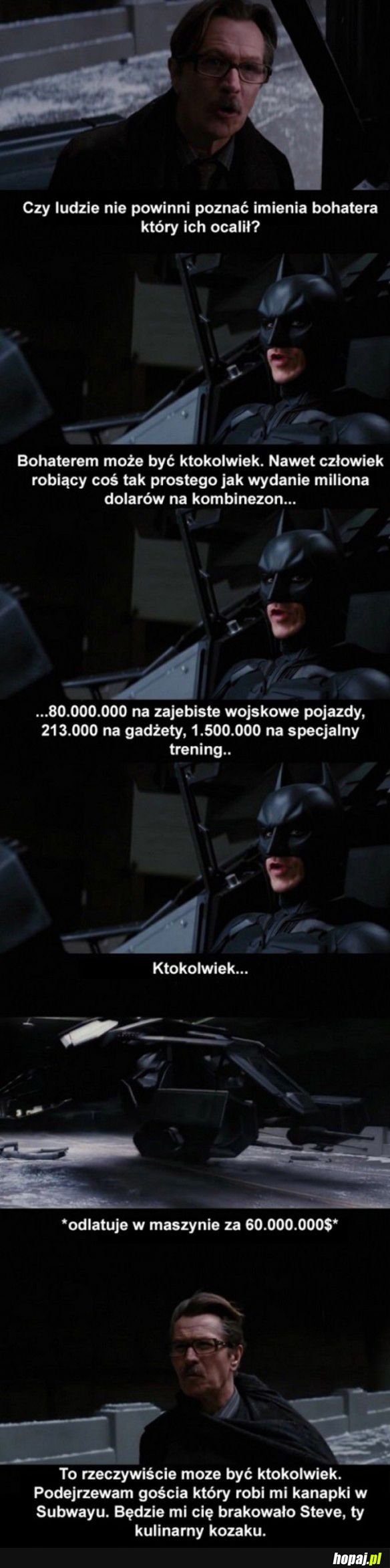 No tak...