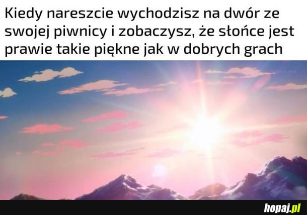 Wyjście z piwnicy