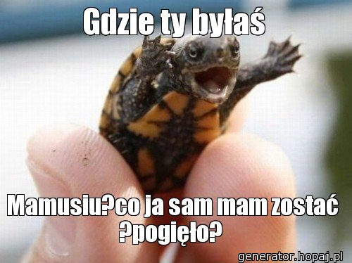 Gdzie ty byłaś