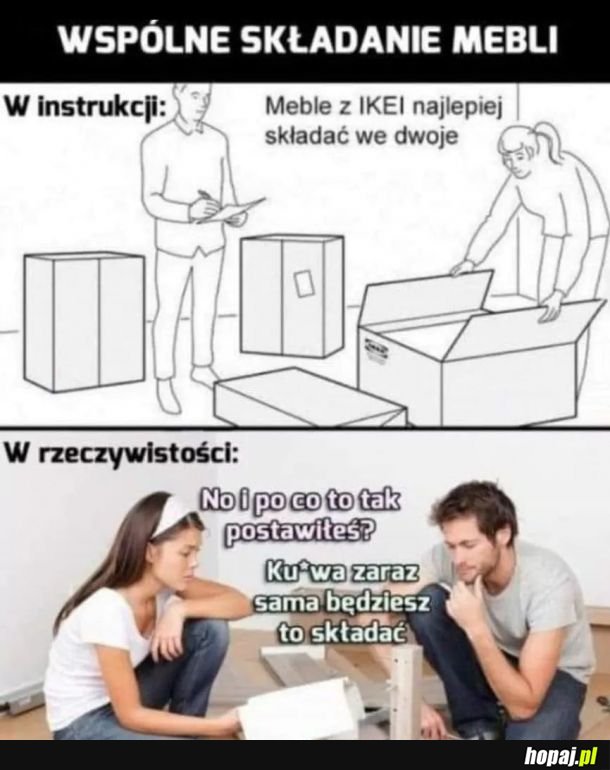 Składanie mebli z IKEA
