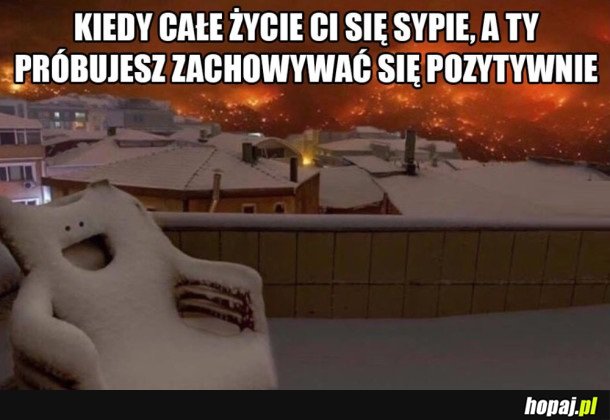 ŻYCIE SIĘ SYPIE