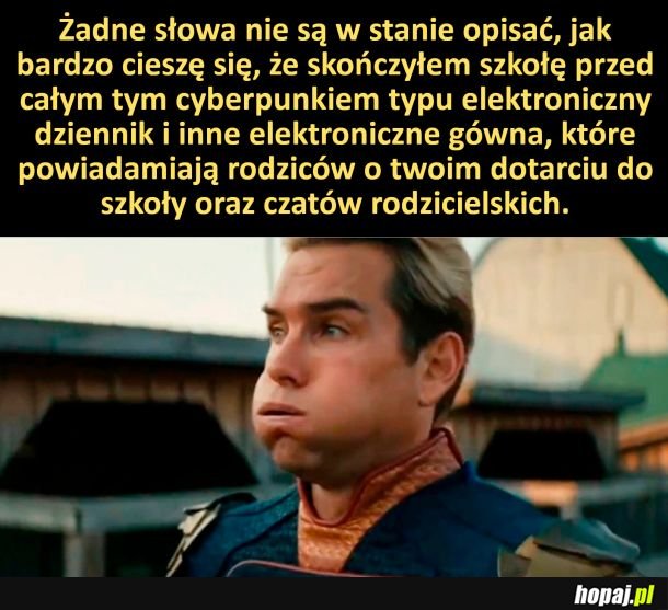 Cieszę się fest, że za moich czasów tego nie było