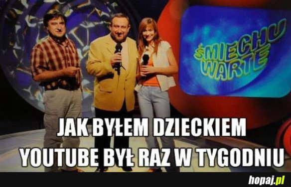 TAK KIEDYŚ WYGLĄDAŁ YOUTUBE