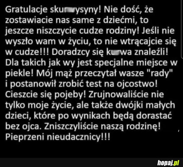 Posłuchał rad