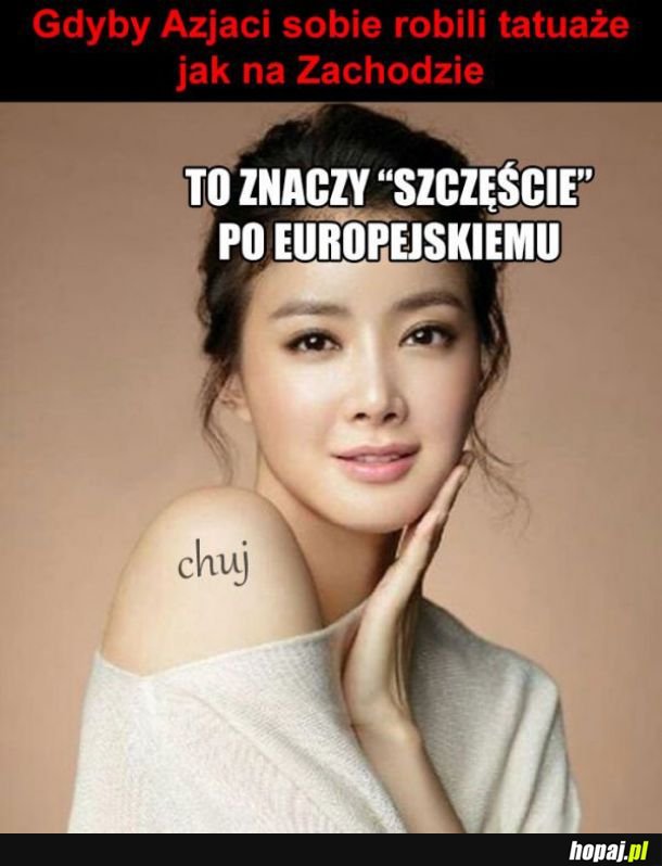 Azjatki z tatuażami