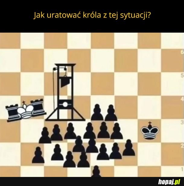 Chyba sytuacja bez wyjścia, ale nie znam się na szachach