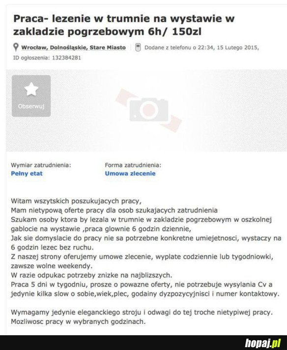 FAJNA PRACA