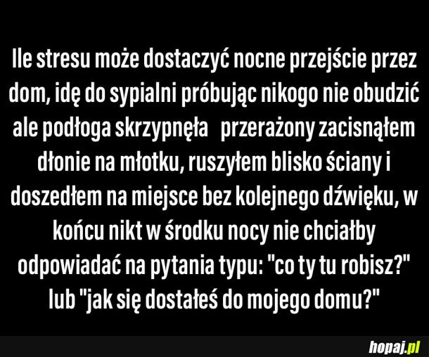 Nie mogę spać bo podłoga skrzypi