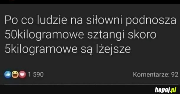 Po co się męczyć