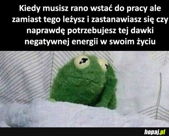 Wstawanie rano