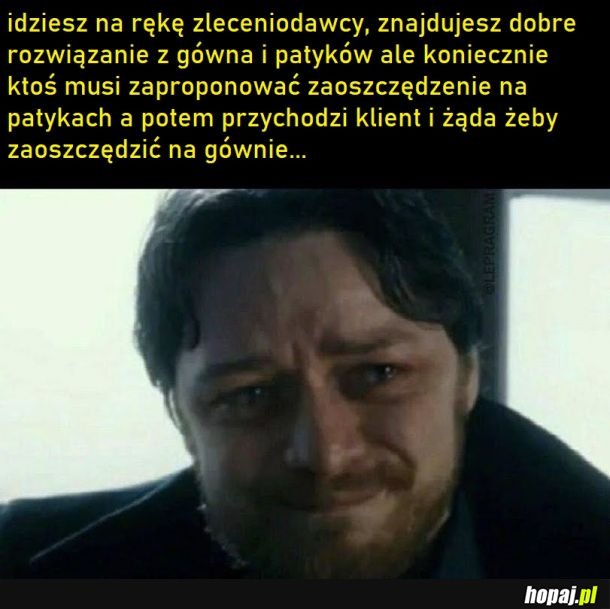 I dlatego nic w tym kraju nie jest zbudowane ani dobrze ani tanio