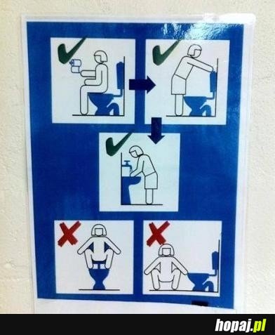 Instrukcja używania WC dla opornych