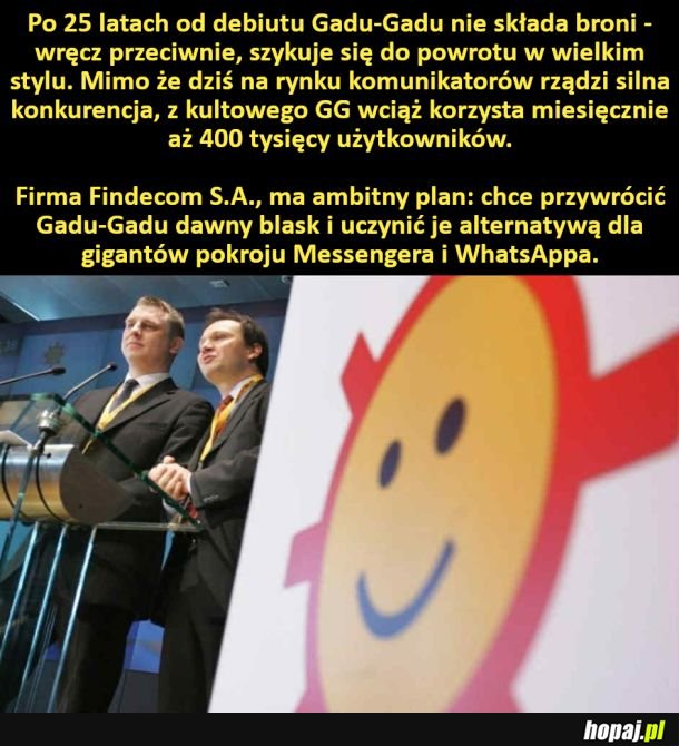 Gadu-Gadu jako alternatywa dla Messengera