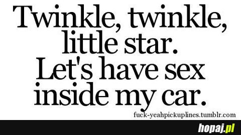 Twinkle, twinkle little star