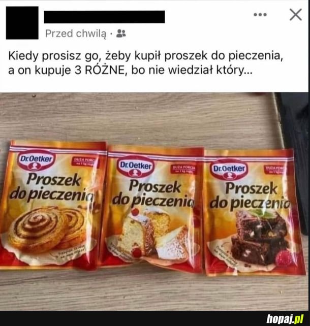 No przecież różne