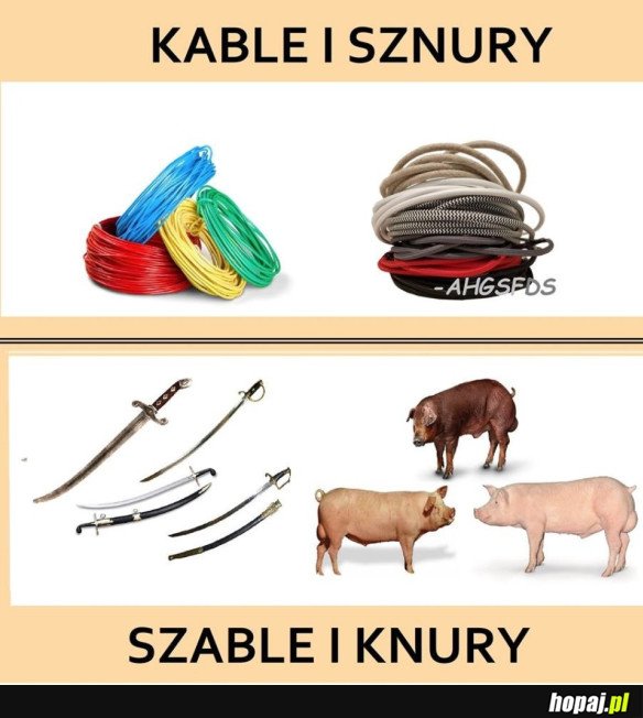 KABLE I SZNURY