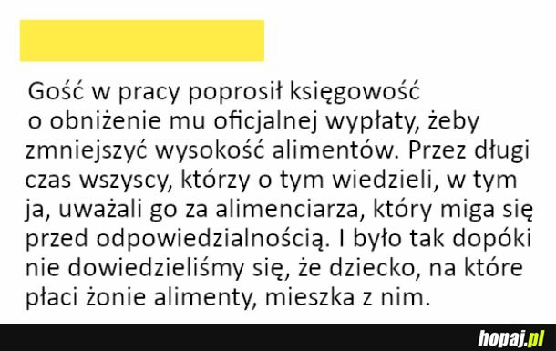 Niesprawiedliwie go ocenili