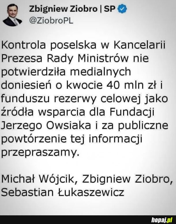 Ktoś sobie śmichy chichy robi, to nie może być prawda