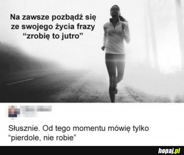 Zrobię to jutro