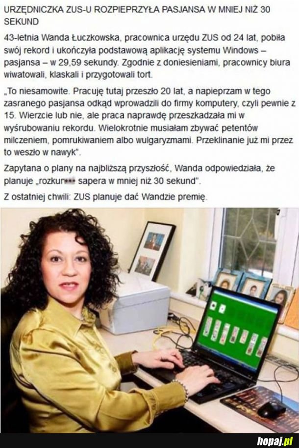 Urzędniczka ZUSu