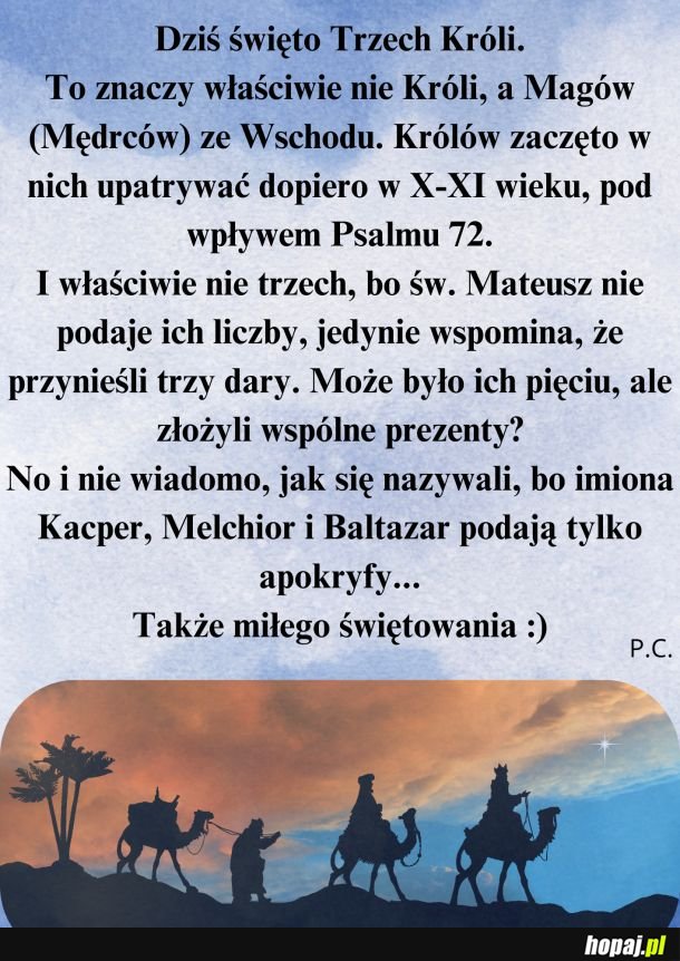 Święto Trzech Króli 