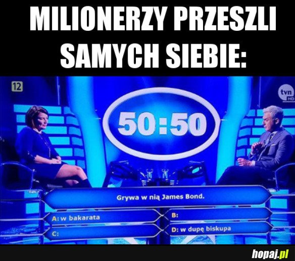 PYTANIA I ODPOWIEDZI W MILIONERACH ROBIĄ SIĘ CORAZ DZIWNIEJSZE