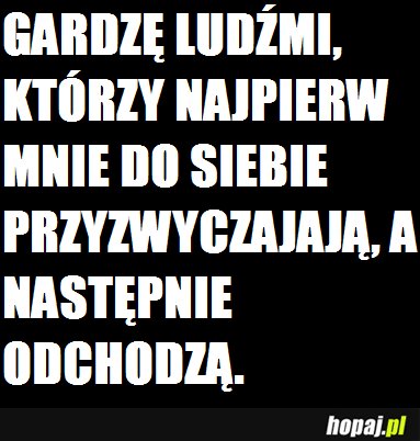 Gardzę takimi ludźmi