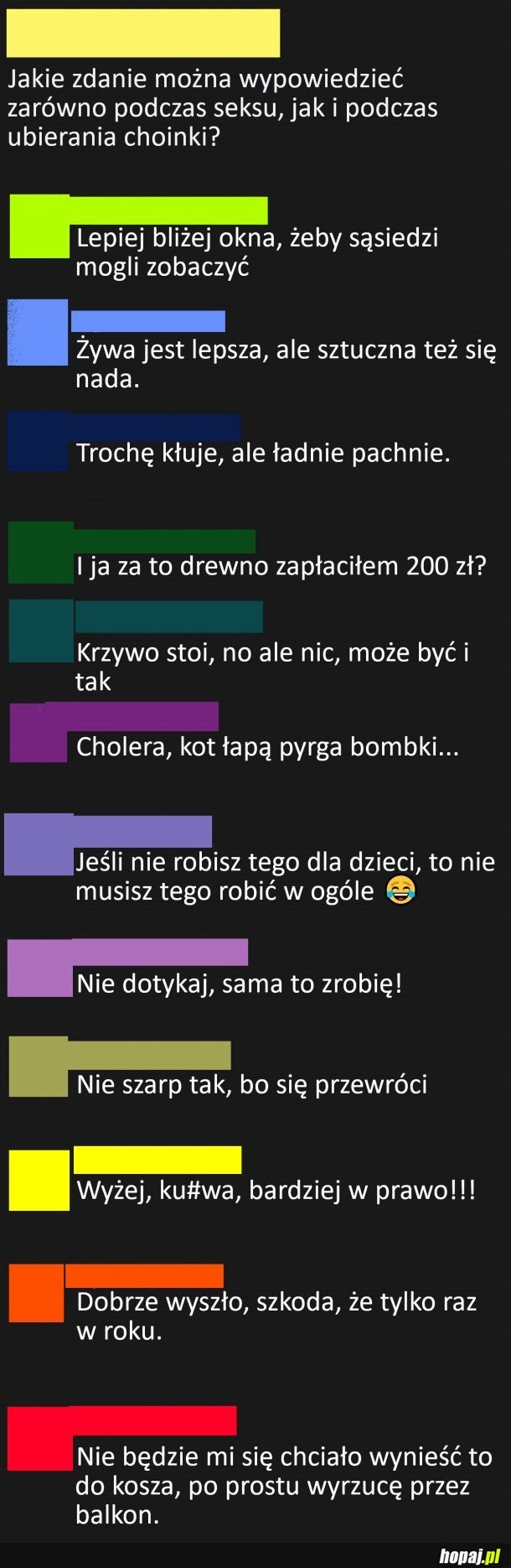 Jedno zdanie pasujące do dwóch sytuacji