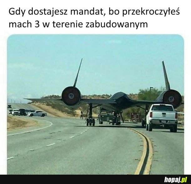 No i będzie mandacik