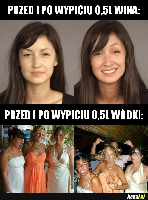 Wino vs. wódka