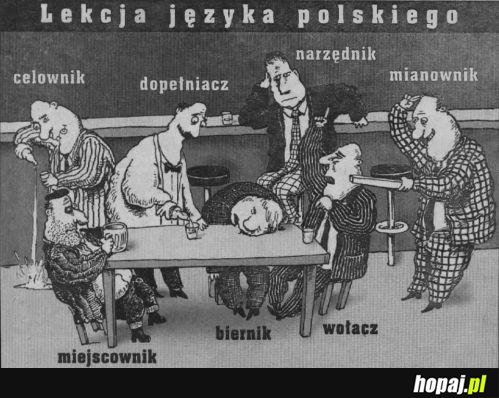 Lekcja języka polskiego