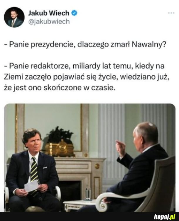 Putin wiedział od zawsze