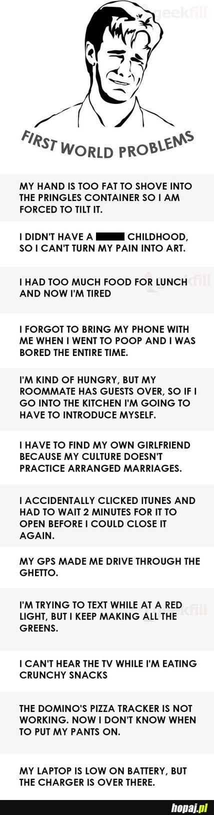 Problemy pierwszego świata