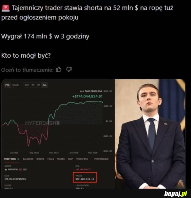 Wow! Gościu miał nosa