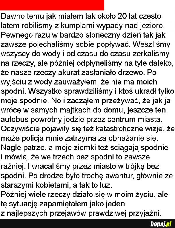 Prawdziwa przyjaźń