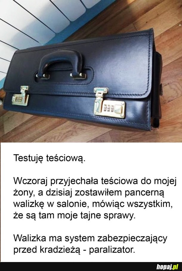 TEŚCIOWA ŚWIĘTA I TEST