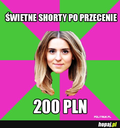 Świetne shorty po przecenie