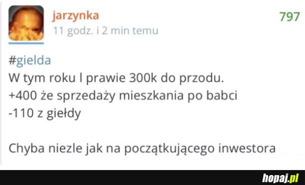 Początkujący inwestor